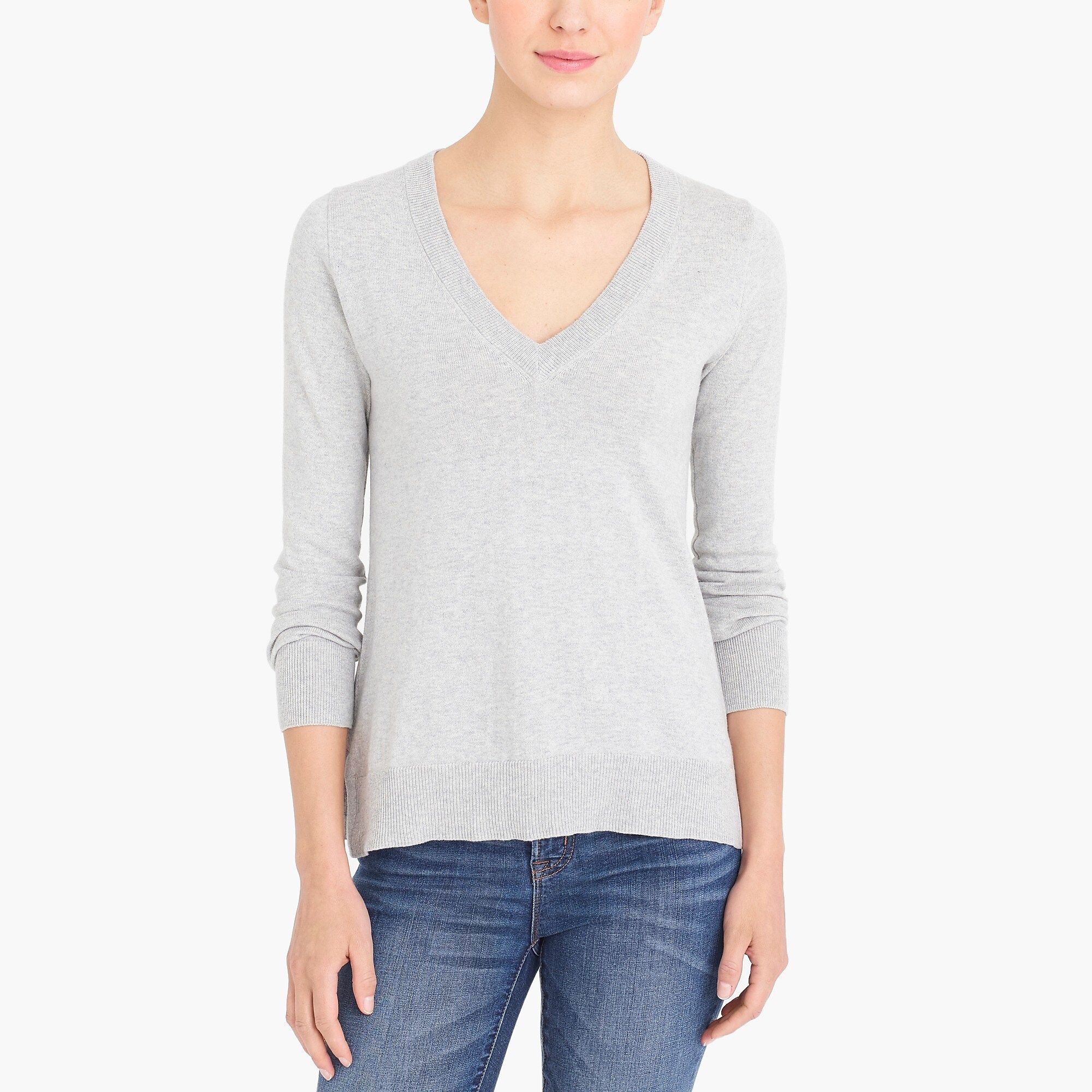 Cotton V-neck sweater | J.Crew Factory