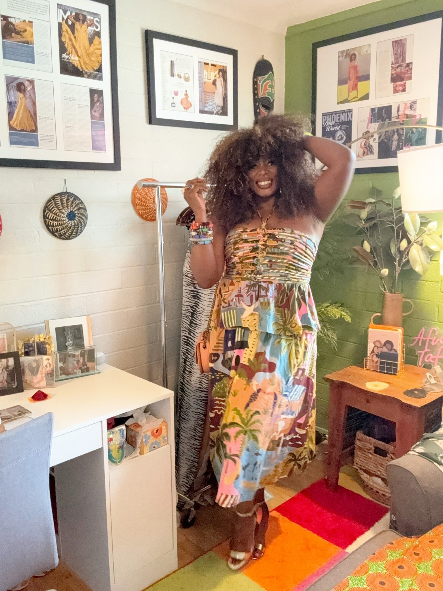spring dresses - mostly this colorful dress for an Arte Agave event- love the peplum style & textured braids in the upper corset area

#LTKFestival #LTKOver40 #LTKootd