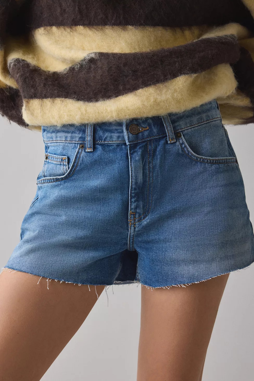 BDG Oscar Relaxed Cutoff Denim Mini Shorts | Urban Outfitters (US and RoW)