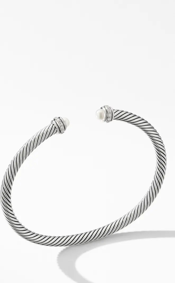 4mm Cable Classic Bracelet with Semiprecious Stones & Diamonds | Nordstrom