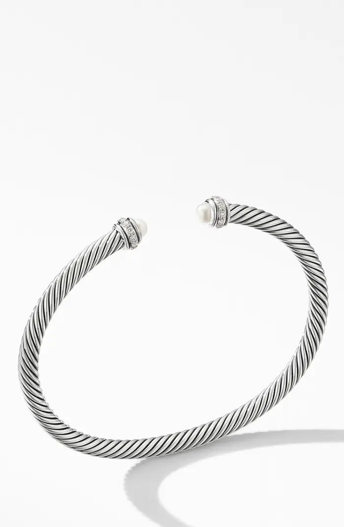 4mm Cable Classic Bracelet with Semiprecious Stones & Diamonds | Nordstrom