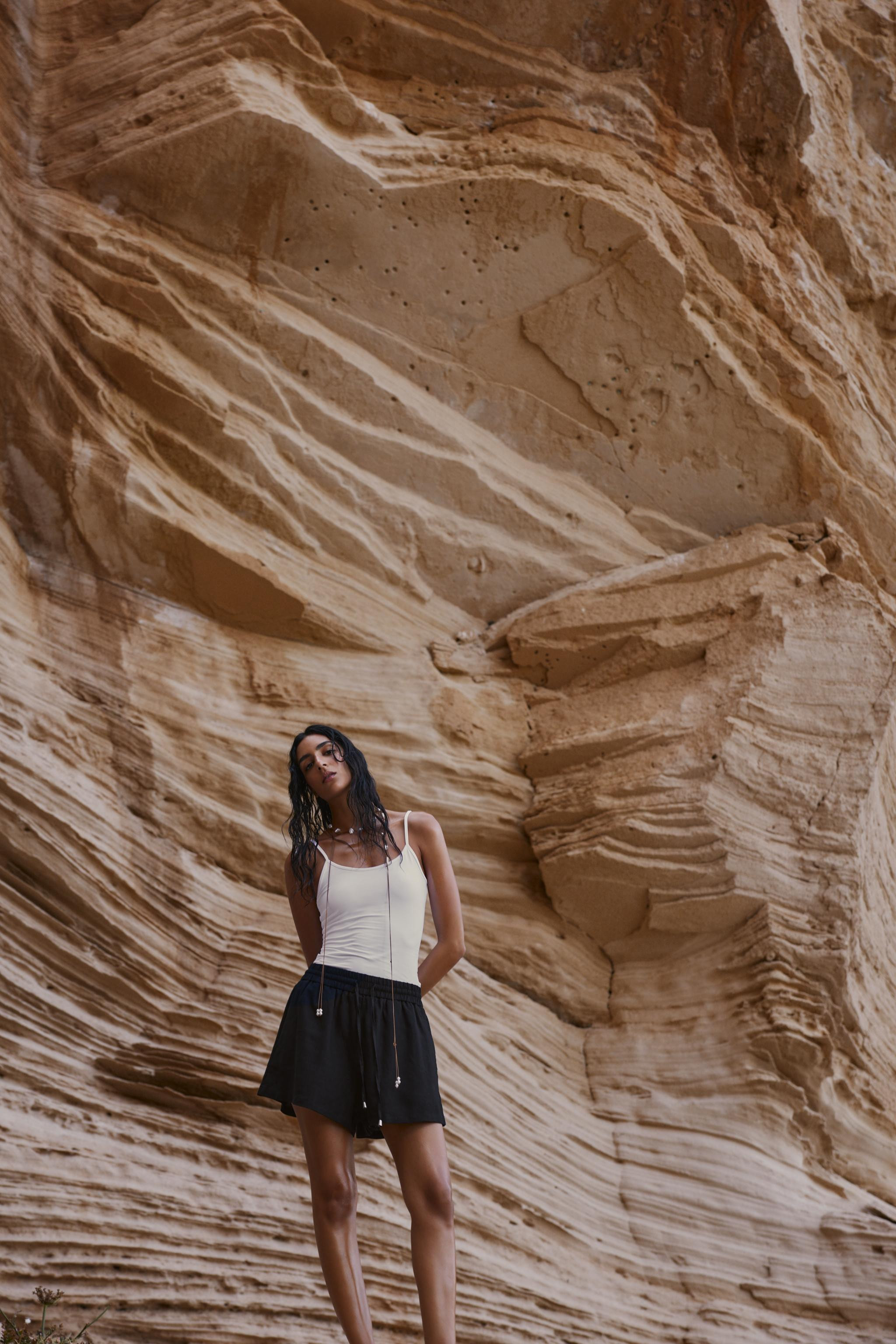 POLYAMIDE SPAGHETTI STRAP CAMISOLE | Zara US