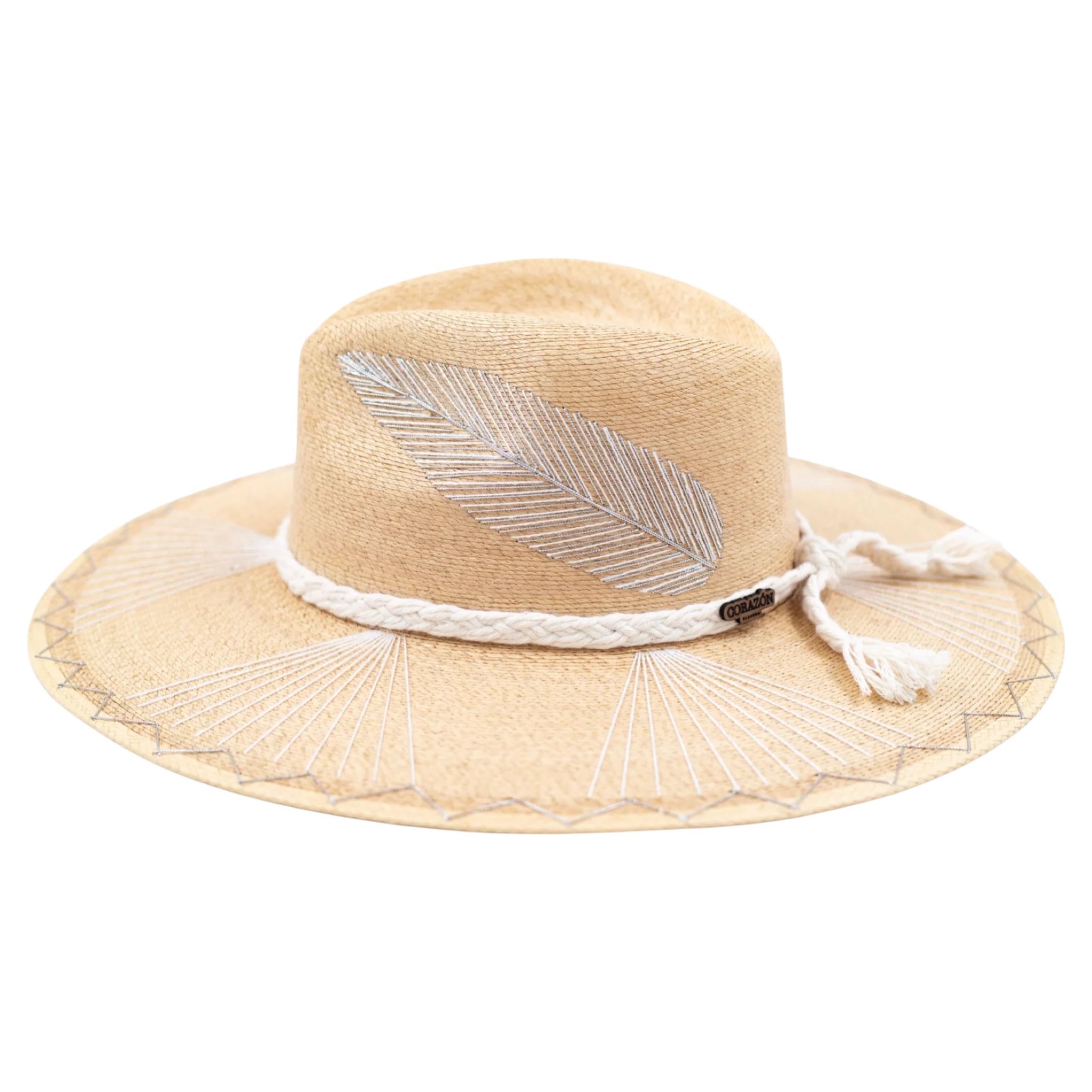 Exclusive Silver Feather Hat by Corazon Playero - Preorder | Support HerStory