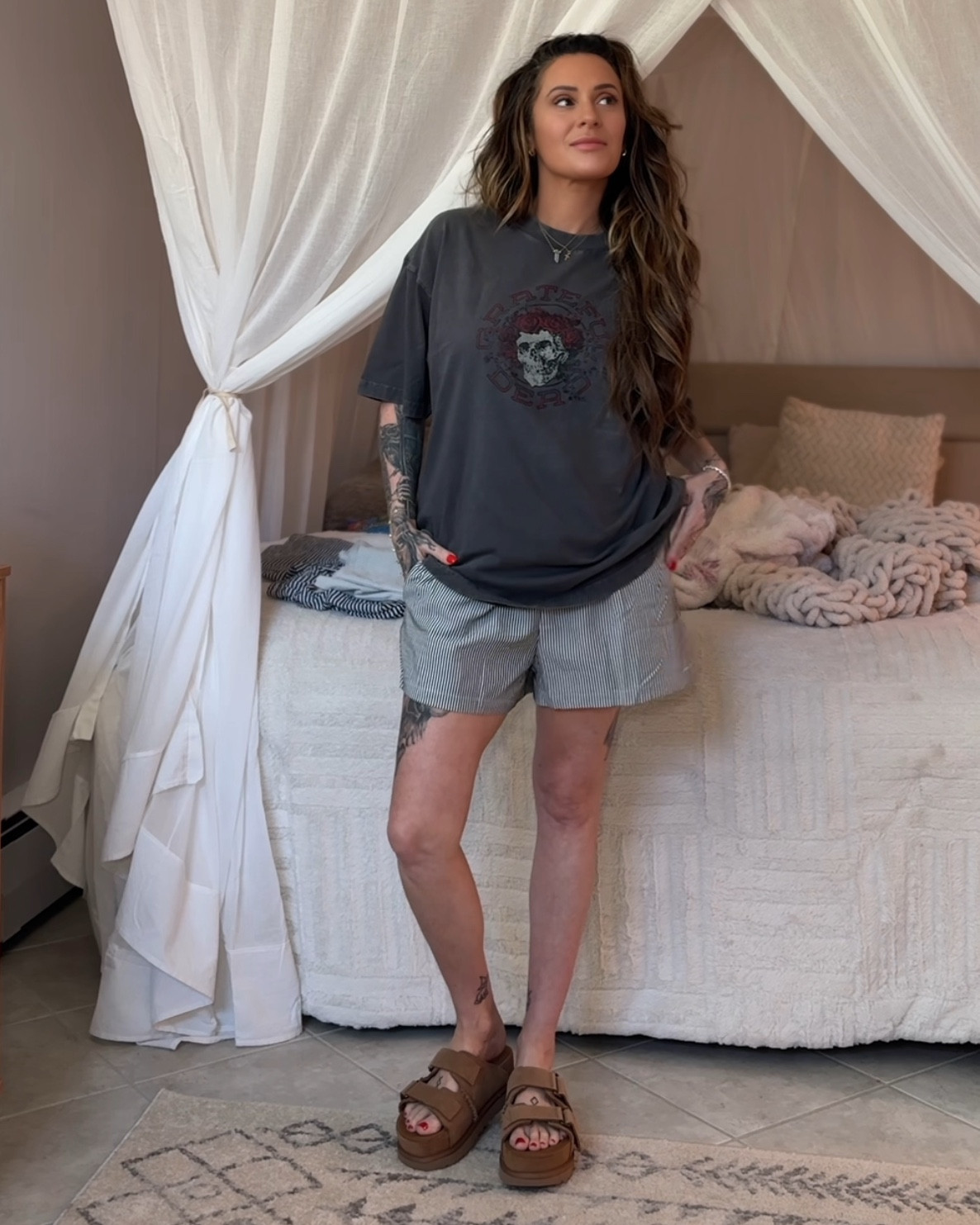 AE Boxy Grateful Dead Graphic
T-Shirt | Super soft cotton
• Crew neck
• Grateful Dead graphics
• This tee is Real Good: Made with the planet in mind & a promise to continue to do better | casual summer outfit | For her 

#LTKOver40 #LTKSeasonal #LTKStyleTip