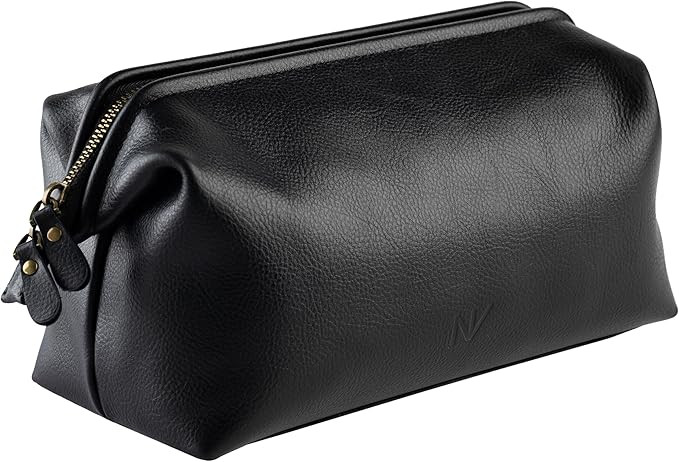 NV Holders Premium Genuine Leather Toiletry Bag for Men - The Ultimate Travel Dopp Kit and Hygien... | Amazon (US)