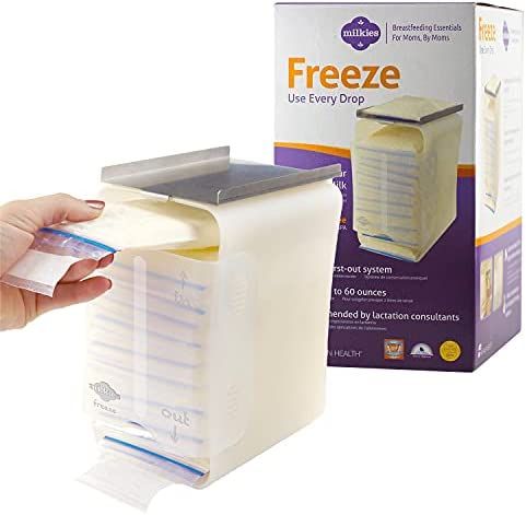 Milkies Freeze Organizer for Breast Milk Storage Bags, Simple Container Storing System for Freezi... | Amazon (US)