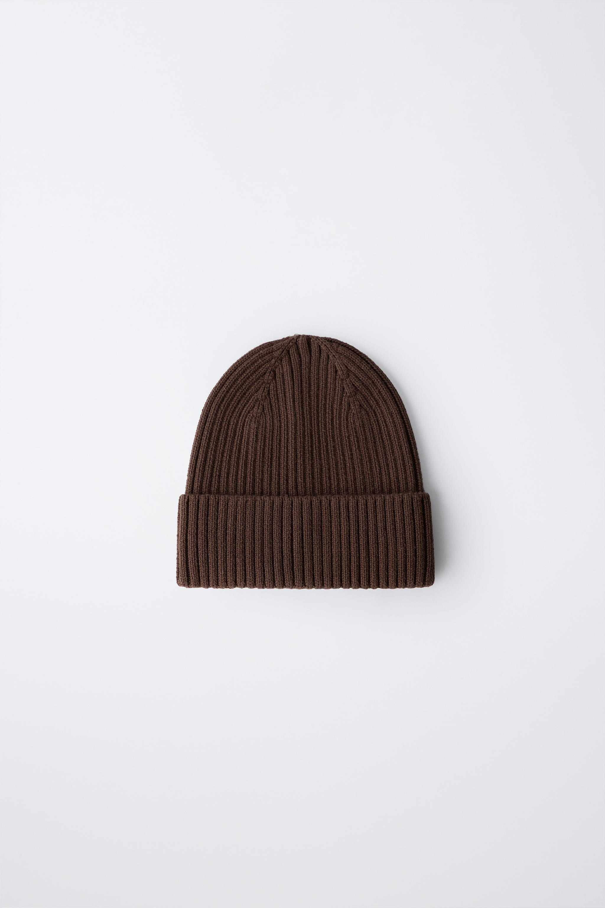 PLAIN KNIT HAT | Zara US