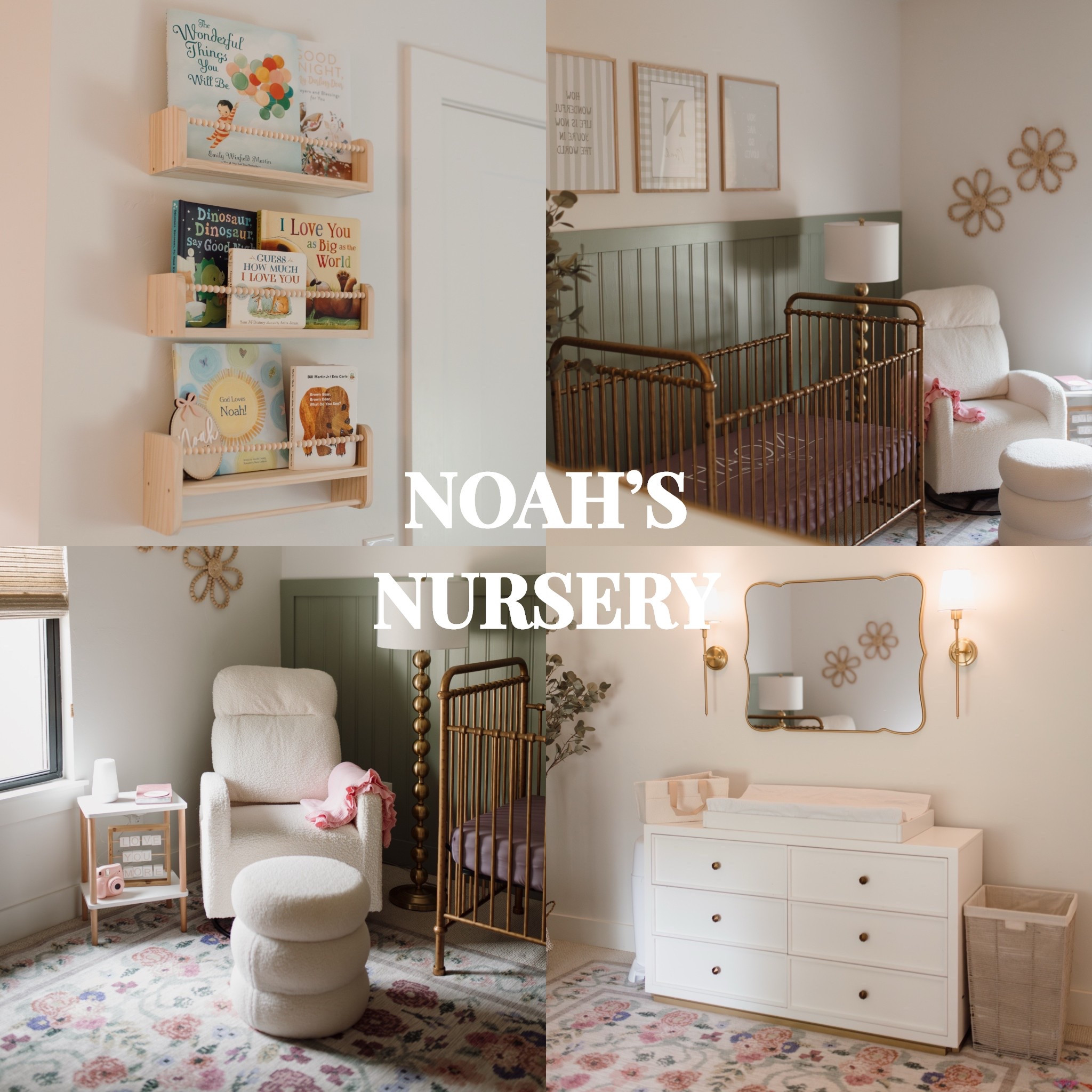 nursery links :)

Flower wall decor & mirror are hobby lobby! Floor lamp was target but currently unavailable. 

#LTKHome #LTKFamily #LTKBaby