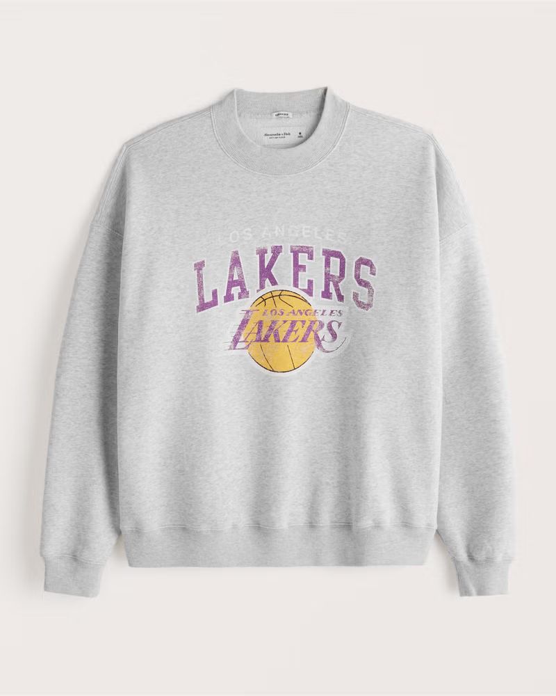 Los Angeles Lakers Crew Sweatshirt | Abercrombie & Fitch (US)