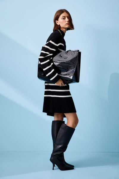 Rib-knit dress | H&M (UK, MY, IN, SG, PH, TW, HK)