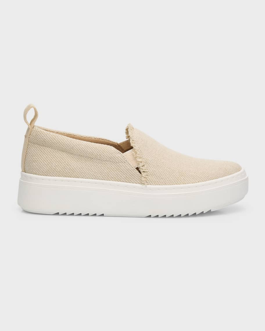 Eileen Fisher Pall Canvas Slip-On Sneakers | Neiman Marcus