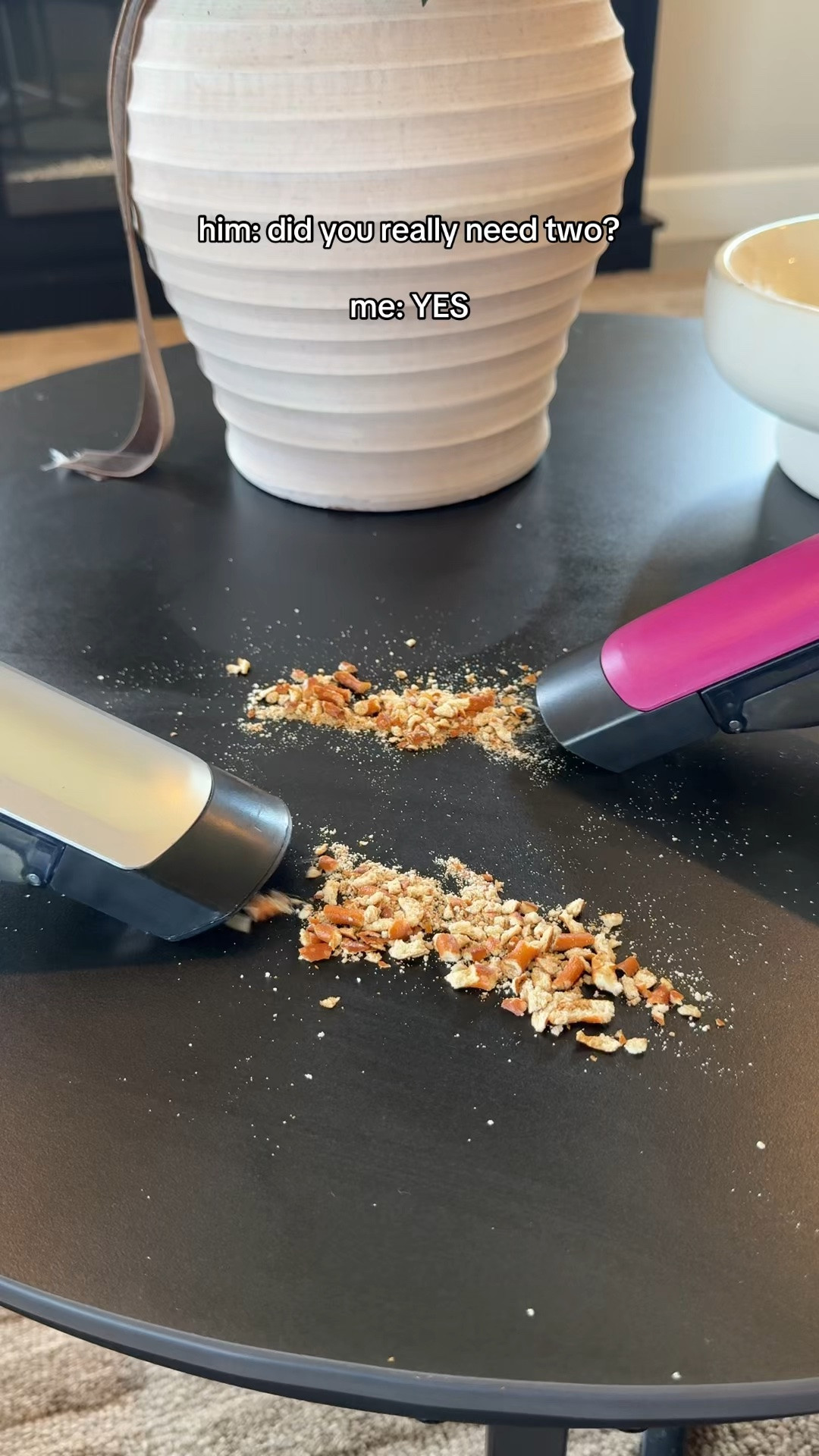 My secret weapon to keeping my house clean with kids and pets! 

#handheldvacuum #sharkvacuum #cleaning #cleaninghacks #cleaningmotivation

#LTKSaleAlert