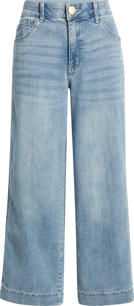 Wit & Wisdom Skyrise Crop Wide Leg Jeans | Nordstrom | Nordstrom