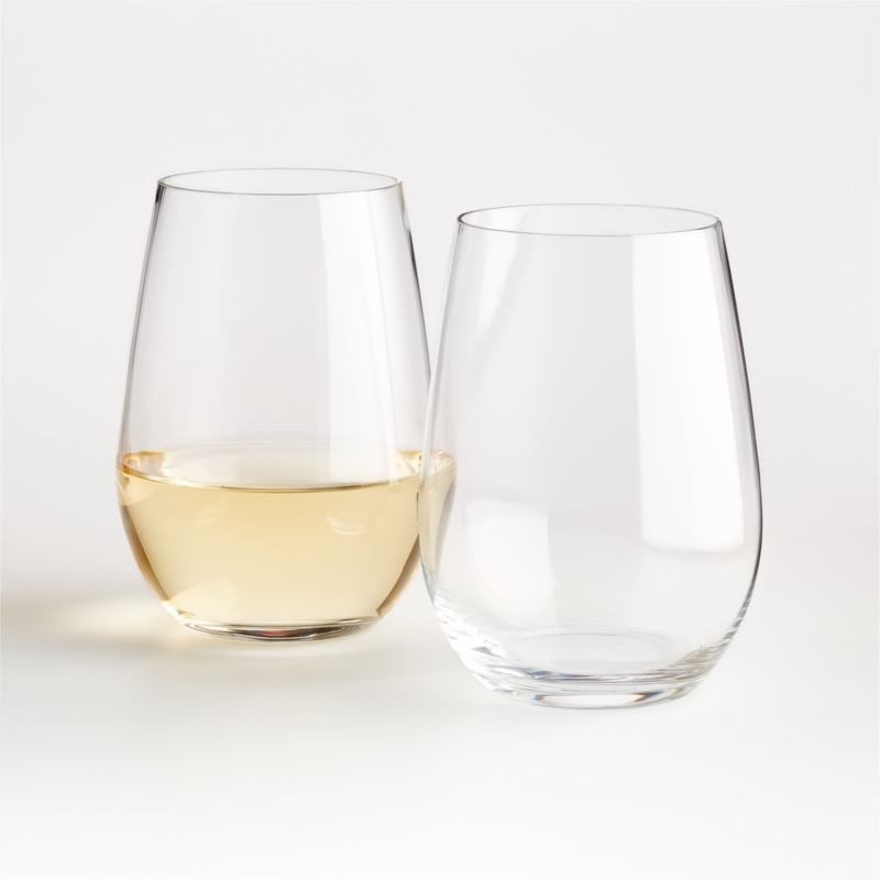 Riedel O Stemless Riesling/Sauvignon Blanc Wine Glasses, Set of 2 + Reviews | Crate & Barrel | Crate & Barrel