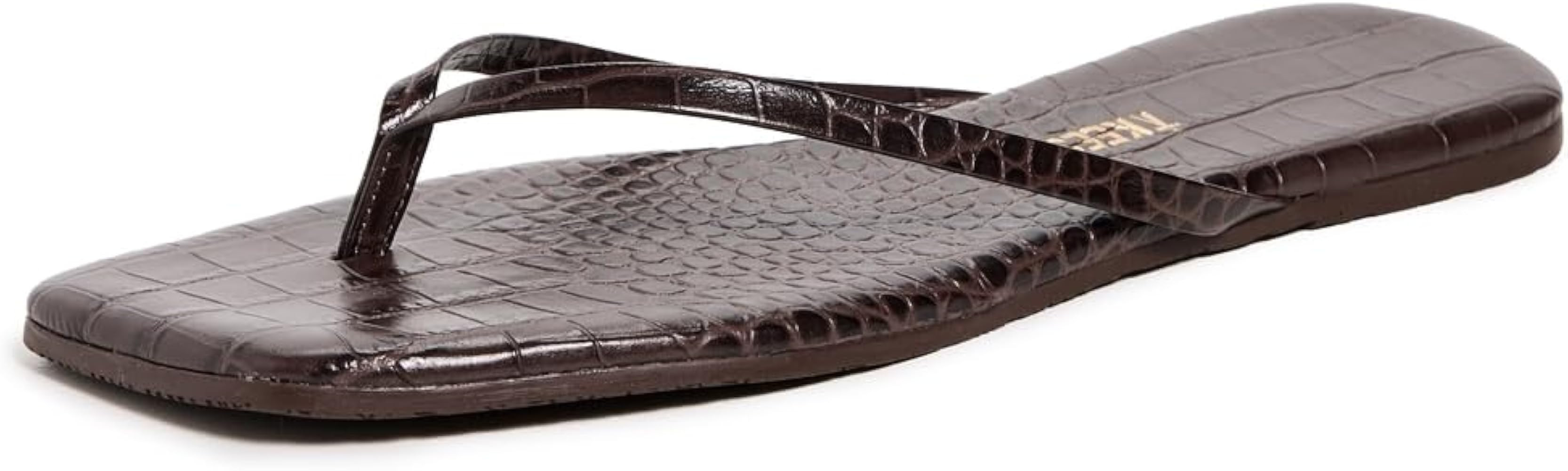 TKEES Women's Square Toe Lily Flip-Flop | Amazon (US)