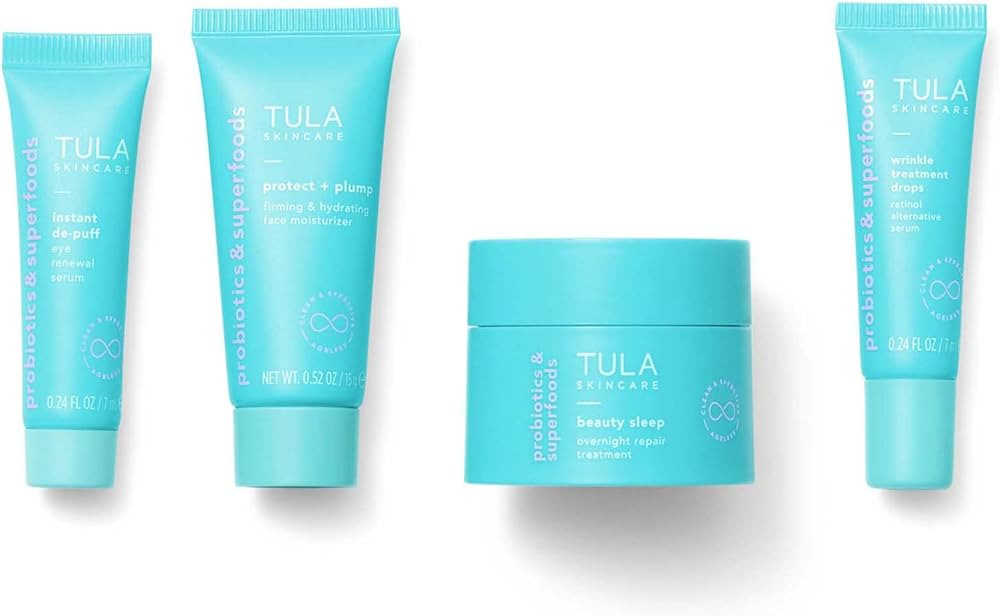 TULA Skin Care Your Best Skin At Every Age Firming & Smoothing Discovery Kit - Wrinkle Treatment,... | Amazon (US)