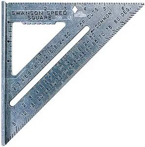 SWANSON Tool Co S0101 7 Inch Speed Square, Blue | Amazon (US)