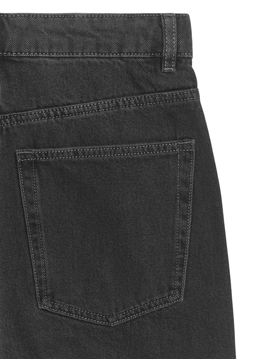 High Waist Non-Stretch Denim Shorts | ARKET (US&UK)