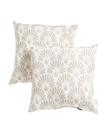 18x18 2pk Indoor Outdoor Decorative Palms Pillows | TJ Maxx