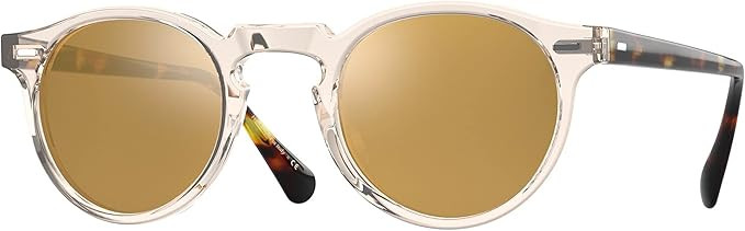 Oliver Peoples GREGORY PECK SUN OV 5217/S BUFF DTB/GOLD 50/23/150 men Sunglasses | Amazon (US)