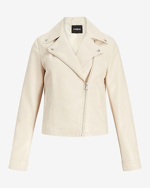 Faux Leather Moto Jacket | Express