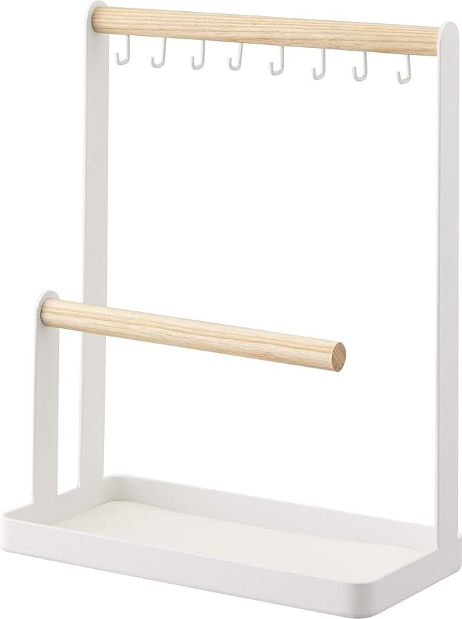 YAMAZAKI home 2311 Accessory Stand-Jewelry Holder & Organizer Storage, One Size, White | Amazon (US)