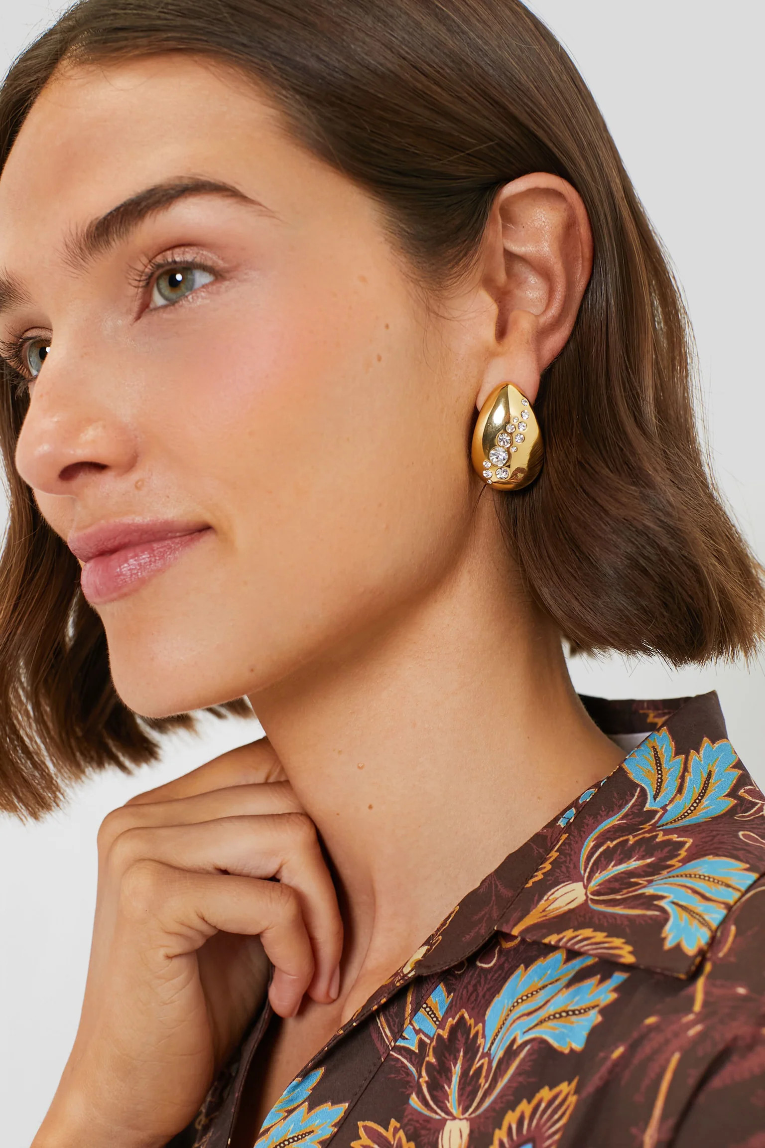 Gold Teardrop Paige Studs | Tuckernuck (US)