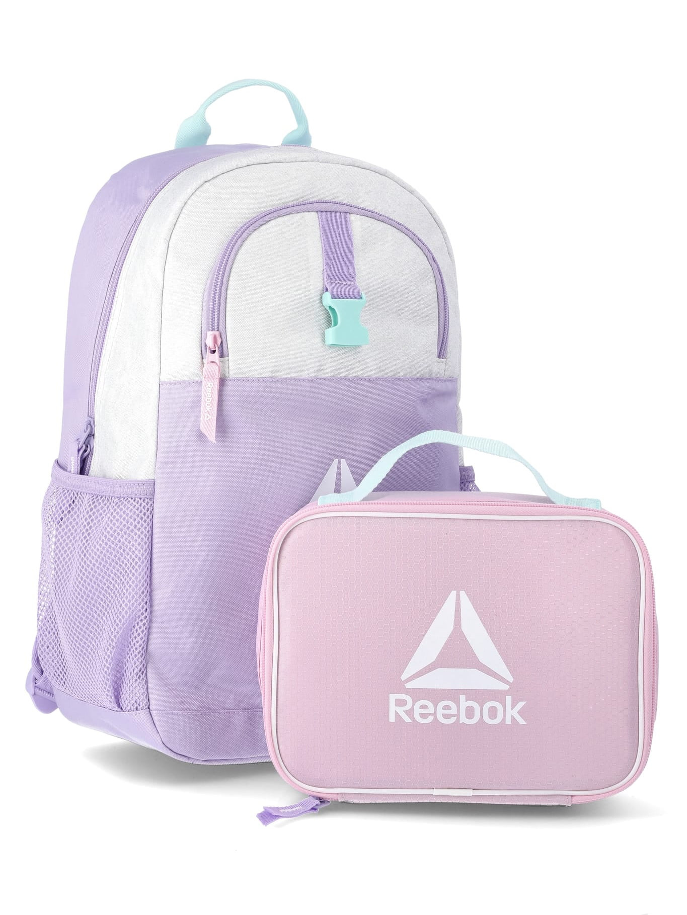 Reebok Girls' Maddox 17" Laptop Backpack and Lunch Box Set, Lavender | Walmart (US)