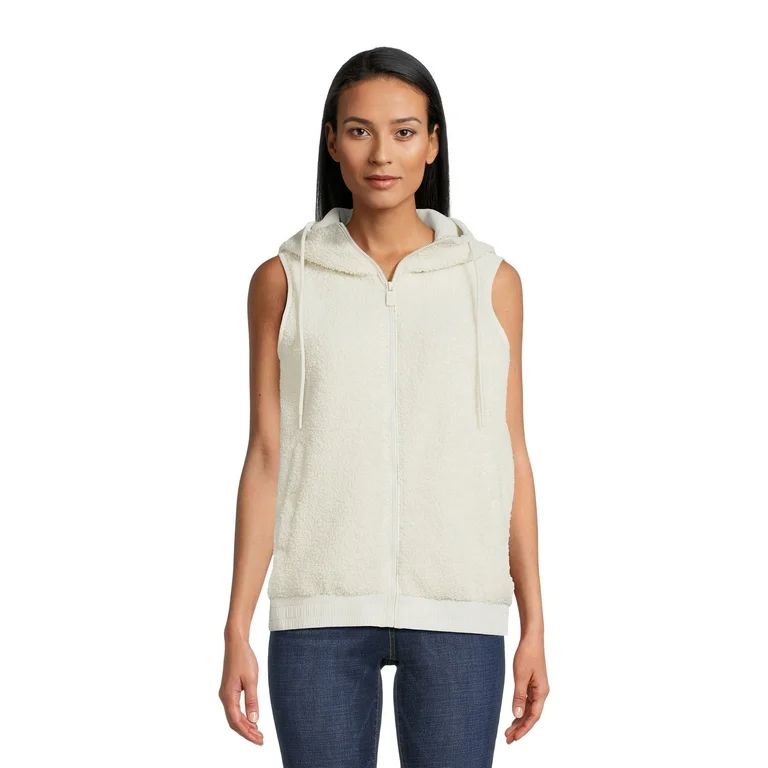 Avia Women's Faux Shearling Vest, Sizes XS-XXXL | Walmart (US)