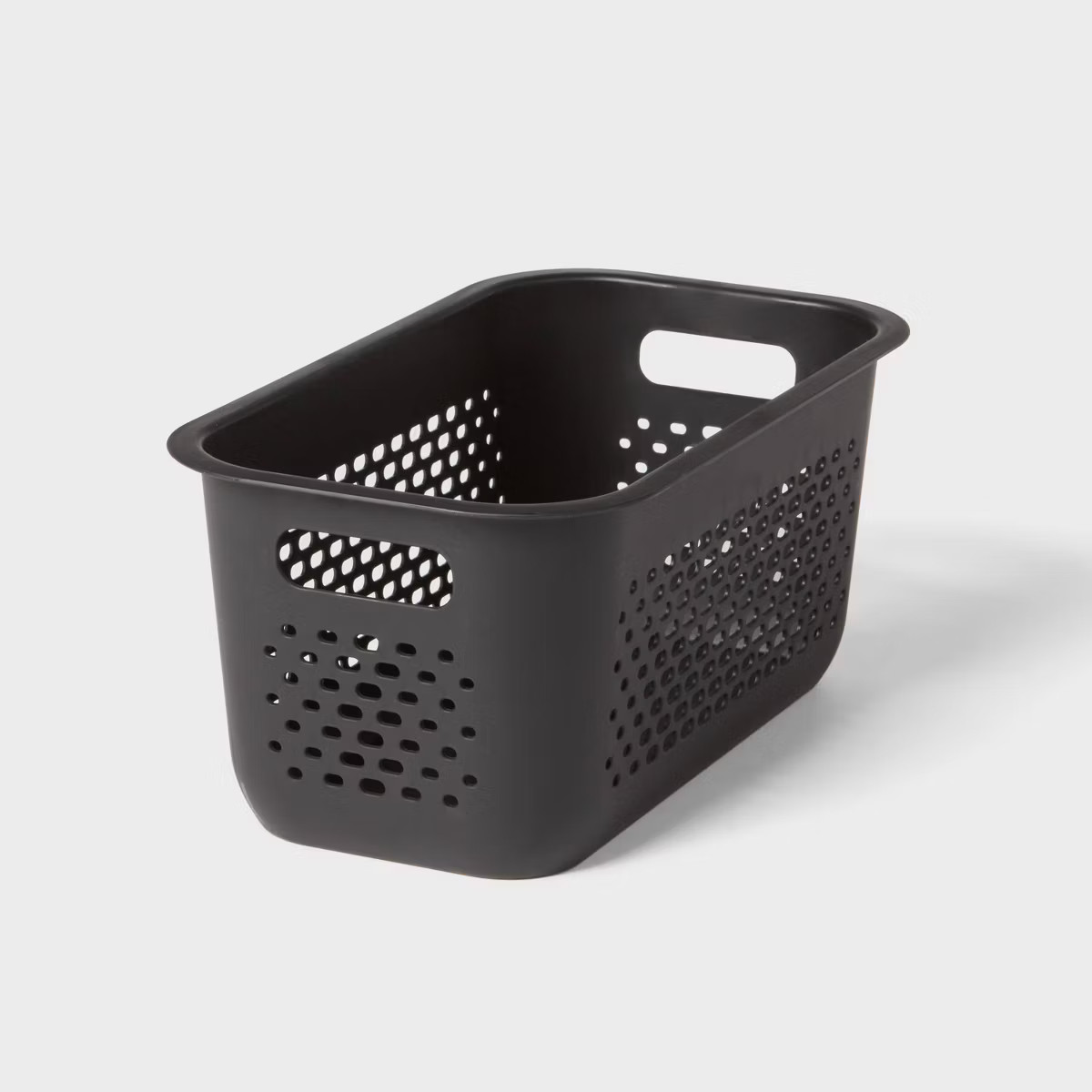 Narrow Medium Decorative Plastic Bin Black - Brightroom™ | Target