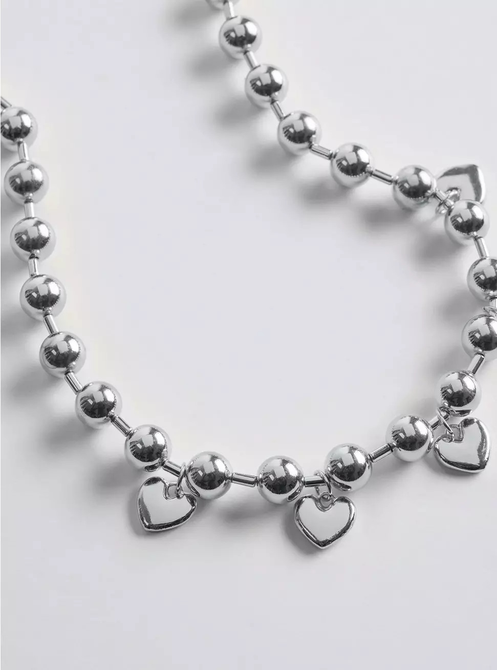 Shot Bead Heart Charm Necklace | Torrid (US & Canada)