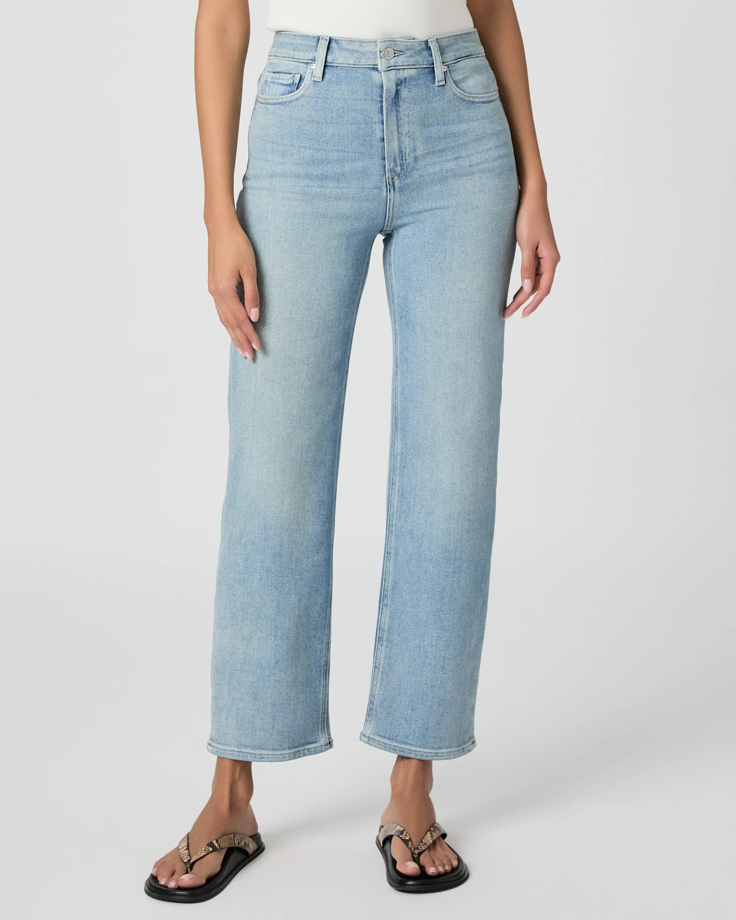 Stevie Ankle Straight Jean | Paige