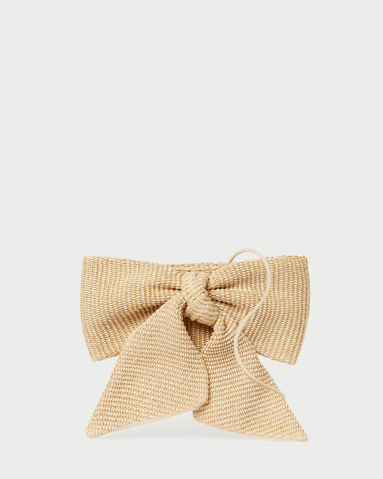 Violet Natural Straw Bow Crossbody | Loeffler Randall