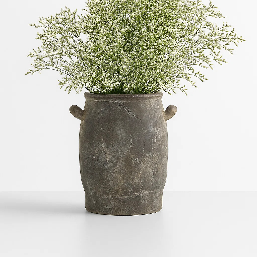 Rustic Charm Table Vase For Home Decor - Tall Vase With Textured Vessel Silhouette - Elegant Flower Vase Perfect For Centerpiece Vases | Wayfair North America