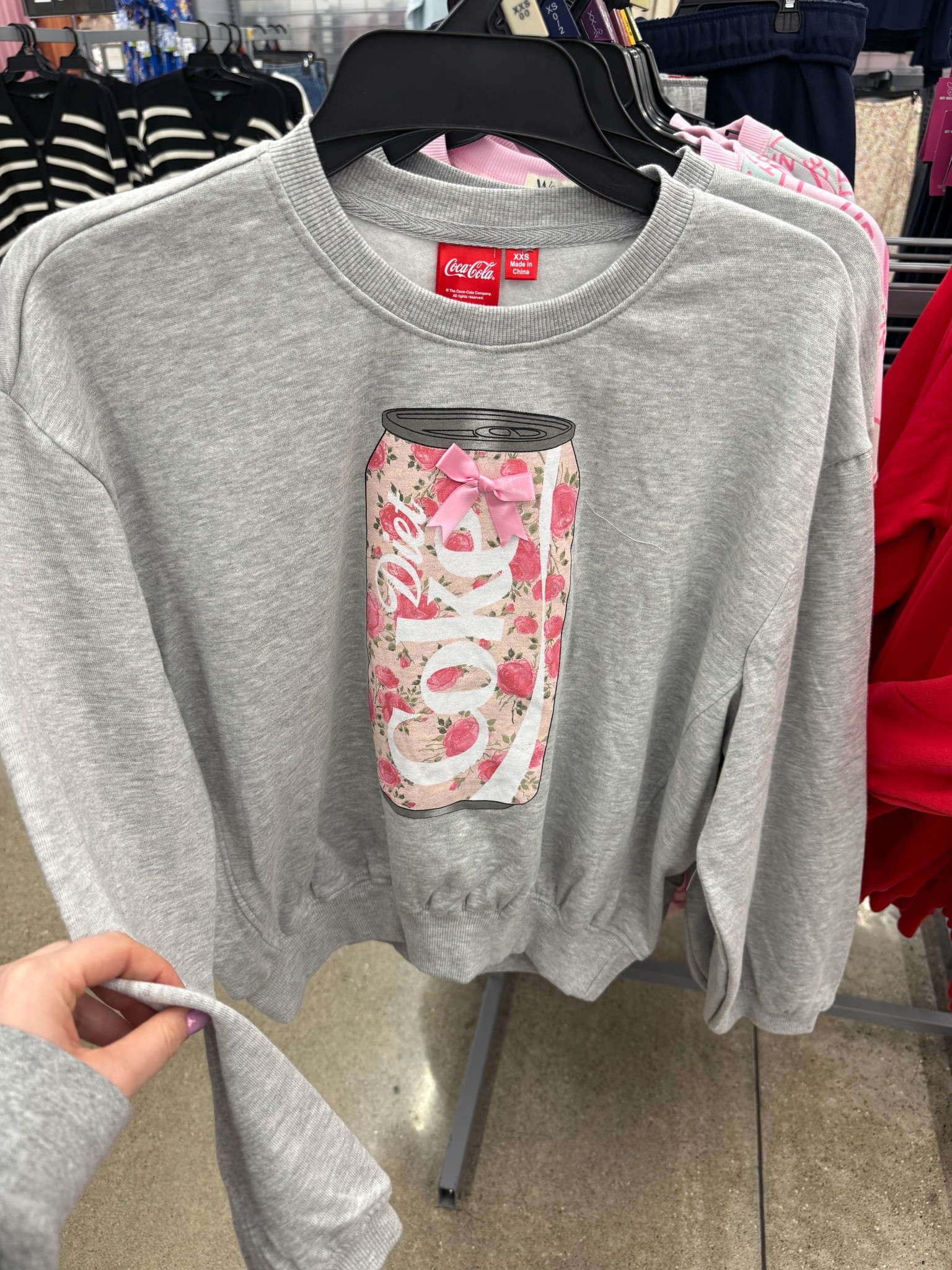 Viral #dietcoke crew neck at my local Walmart! It’s even cuter in person. #walmartpartner

#LTKmomlife #LTKootd #LTKvlog