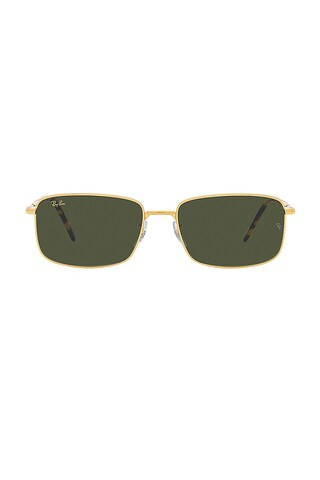Ray-Ban Rectangle in Gold from Revolve.com | Revolve Clothing (Global)