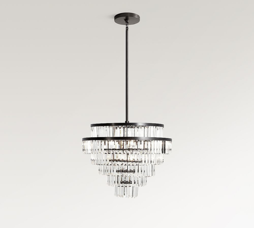 Gemma Crystal Round Chandelier (19"-26") | Pottery Barn (US)