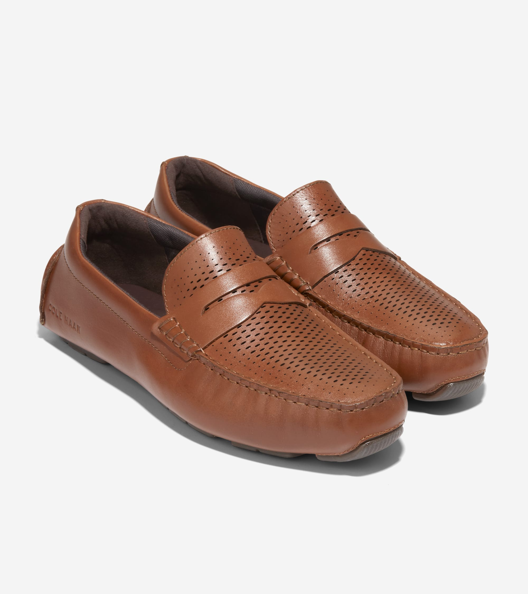 Men's Grand Laser Penny Driver in Brown | Cole Haan | Cole Haan (US)