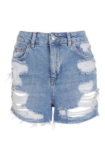 Women's Topshop Ripped Mom Shorts | Nordstrom