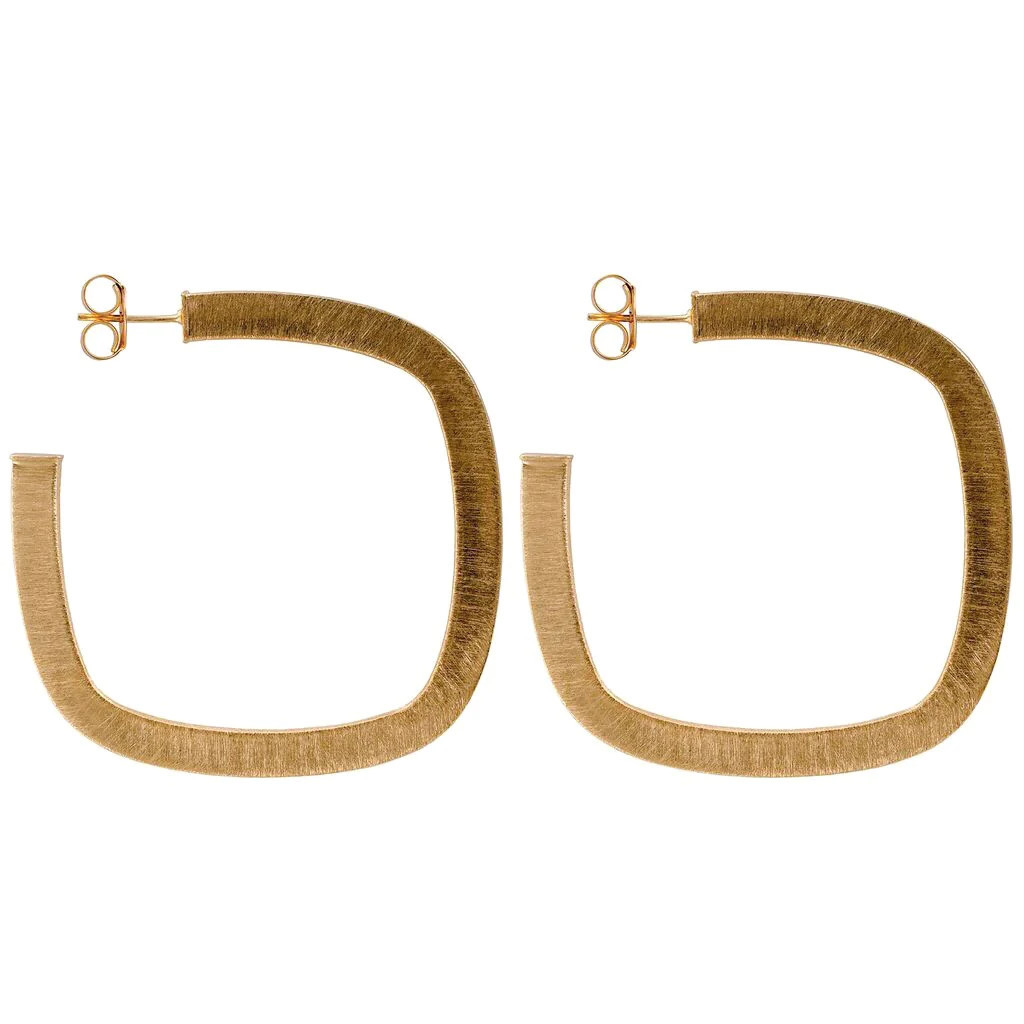 Square Elisa Hoops | Sheila Fajl