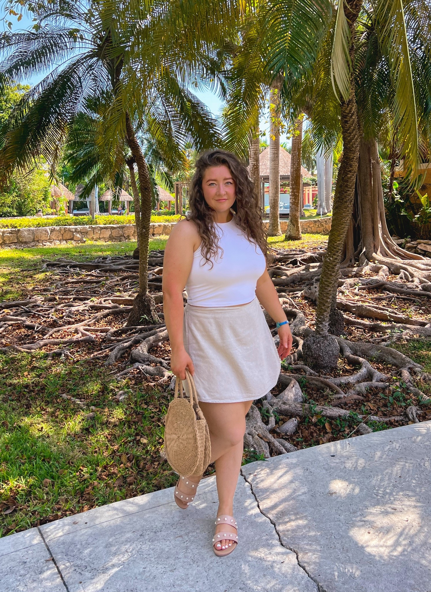 My linen skort is 50% off right now! 

#LTKMidsize #LTKTravel #LTKSaleAlert