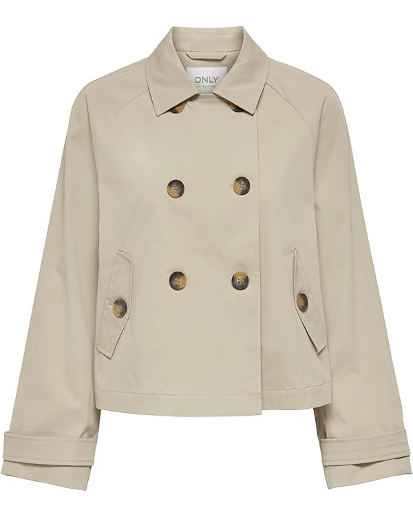 ONLY Women's Onlapril Short Trenchcoat Otw Noos Trenchcoat (pack of 1) | Amazon (UK)