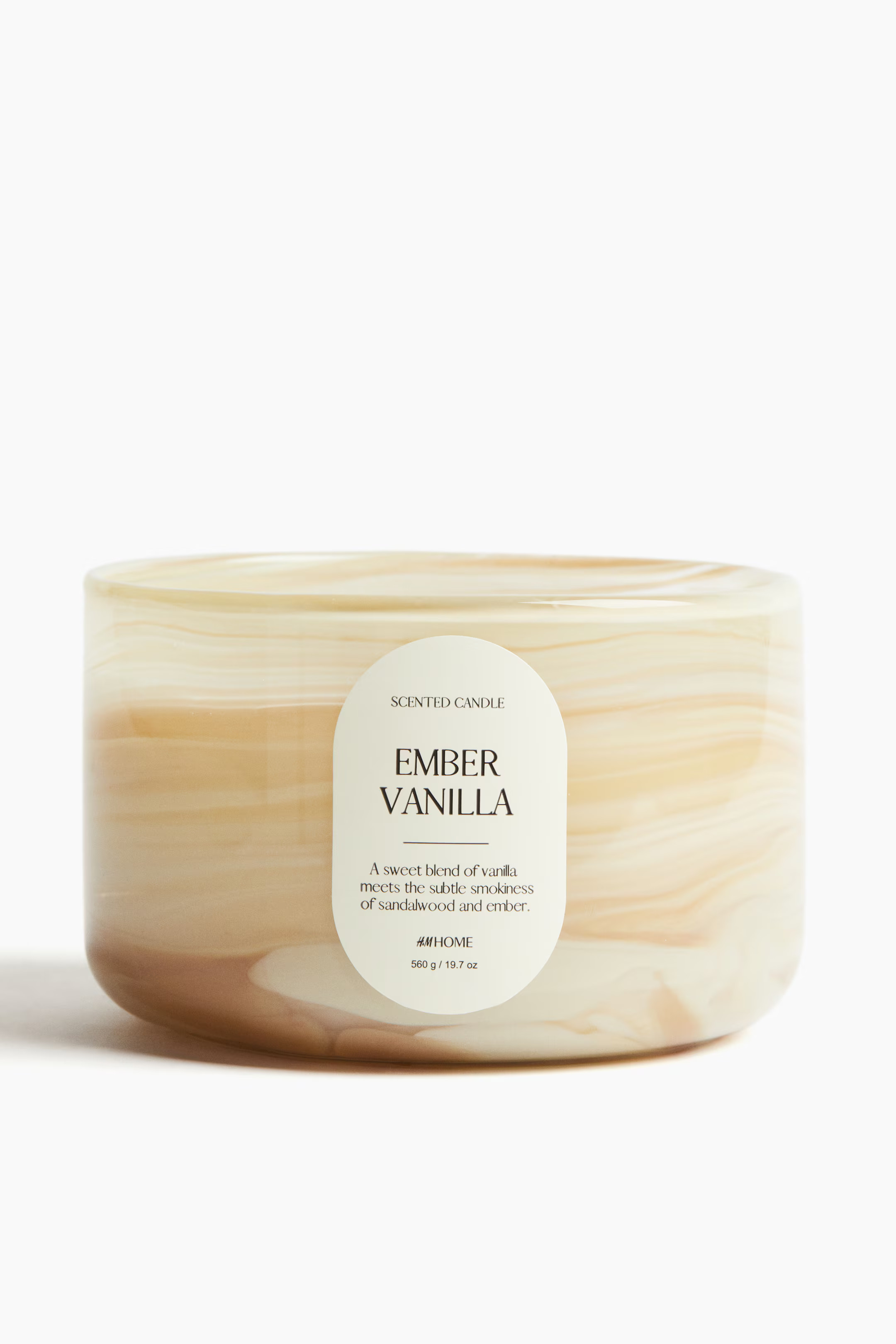 Large scented candle in glass holder | H&M (UK, MY, IN, SG, PH, TW, HK)