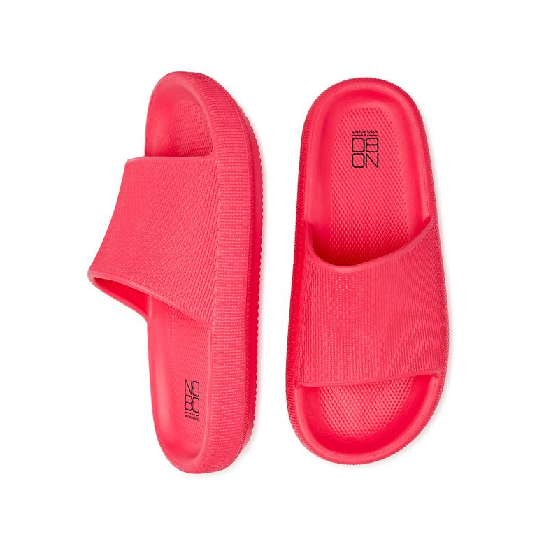 No Boundaries Women's Comfort Slide Sandals | Walmart (US)