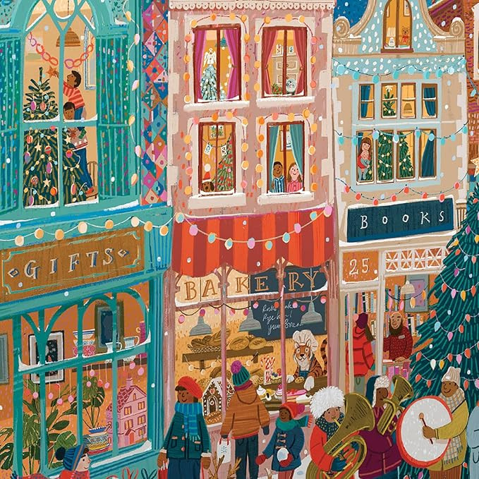 eeBoo Piece and Love A Happy Holiday 1000 Piece Square Adult Jigsaw Puzzle/Ages 14+ (PZTHOD) | Amazon (US)