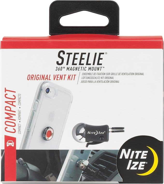 Nite Ize Steelie Original Vent Kit - Magnetic Phone Mount for Car Vents - Car Phone Holder Mount ... | Amazon (US)