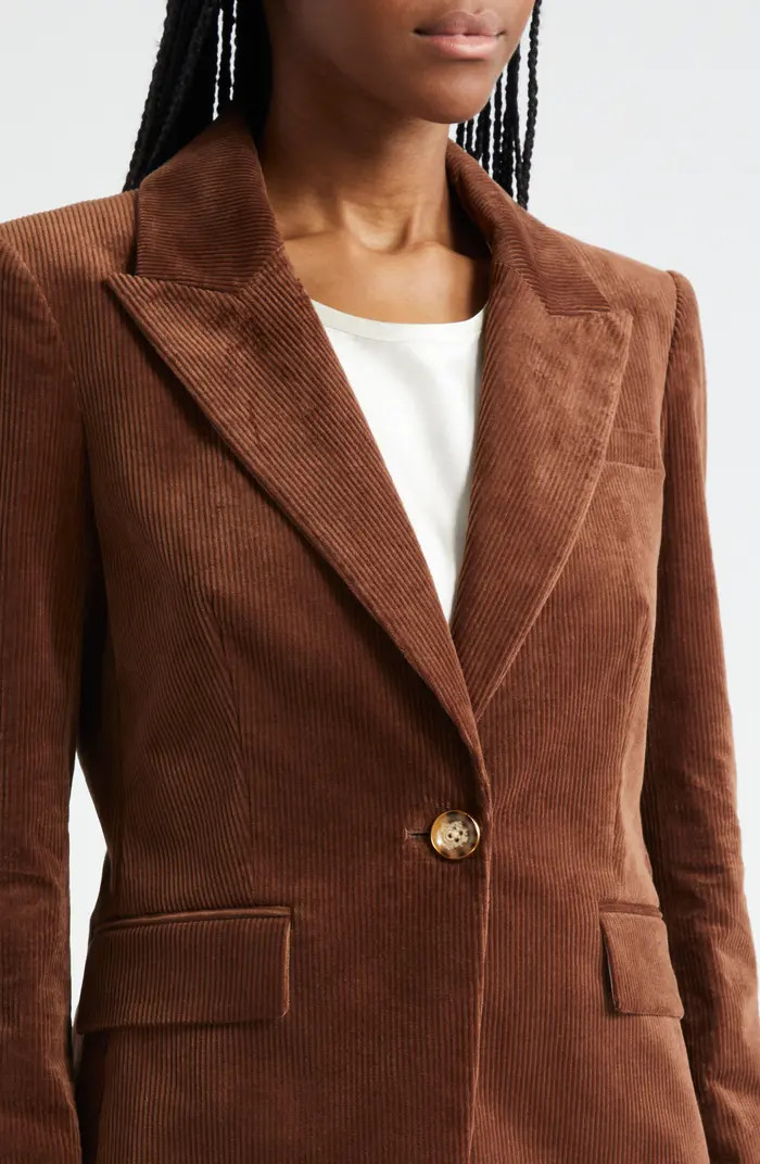 Reagan Cotton Stretch Corduroy Dickey Jacket | Nordstrom