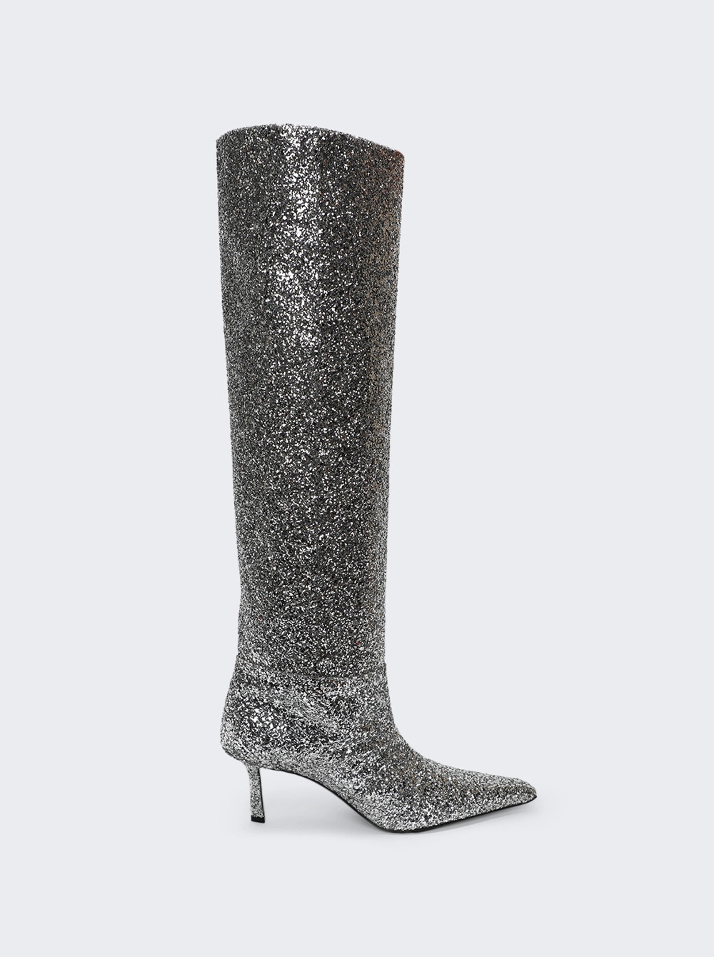 Viola 65 Slouch Boot Silver  | The Webster | The Webster