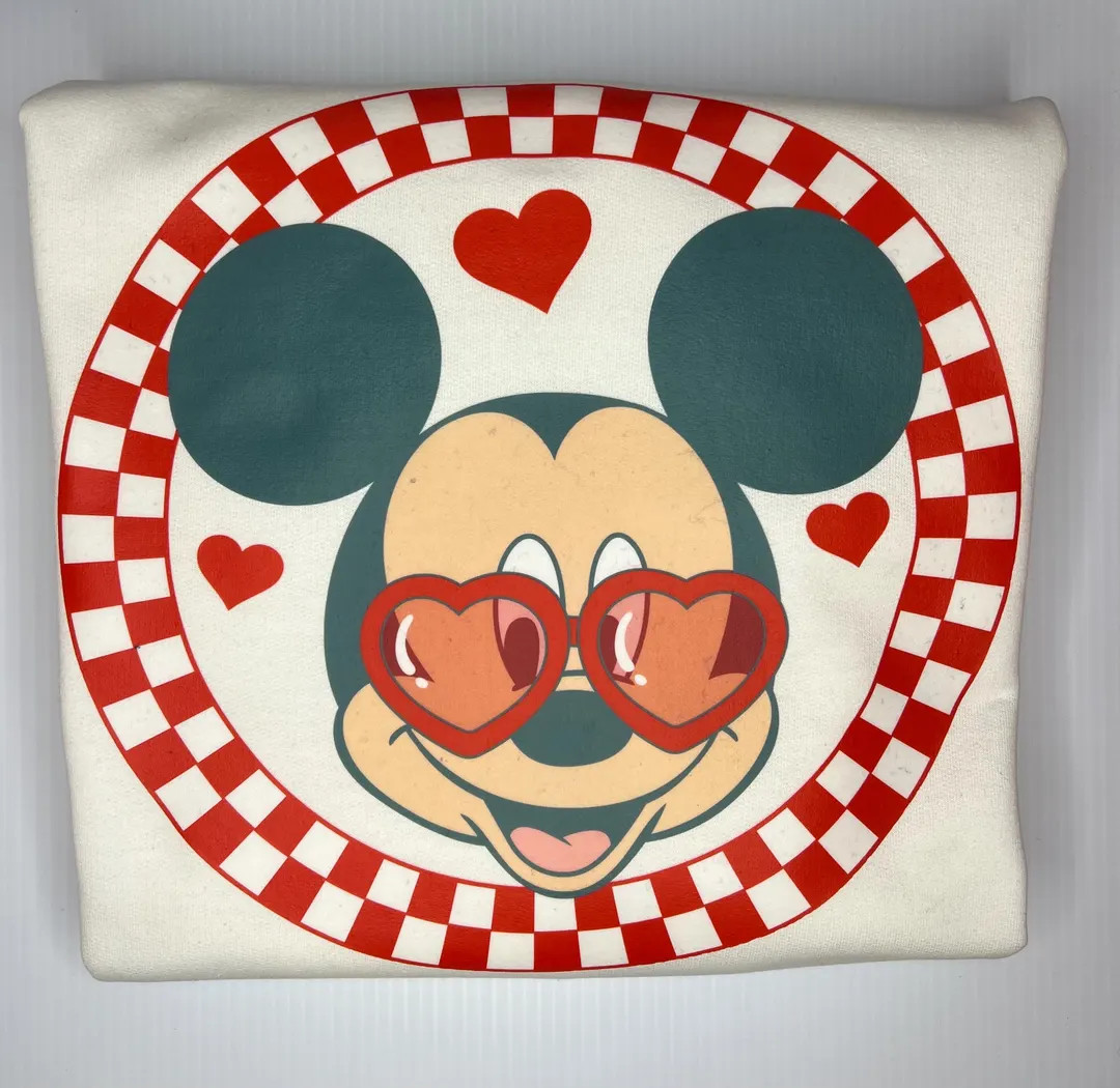 Mouse Valentines Crewneck - Etsy | Etsy (US)