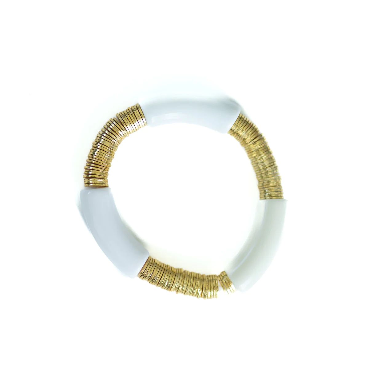 The White and Gold Cormier | Cocos Beads and Co